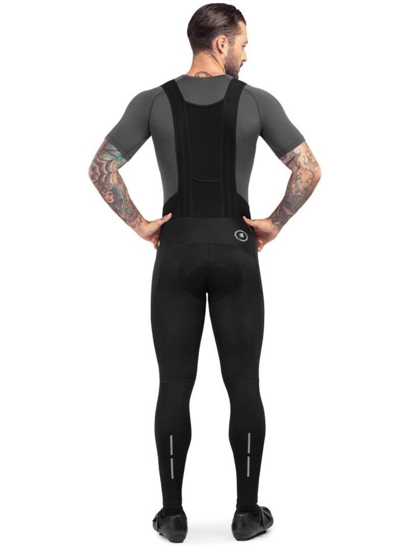 Culote largo ciclismo hombre ciclismo hombre bx envalira Negro - Kiabi