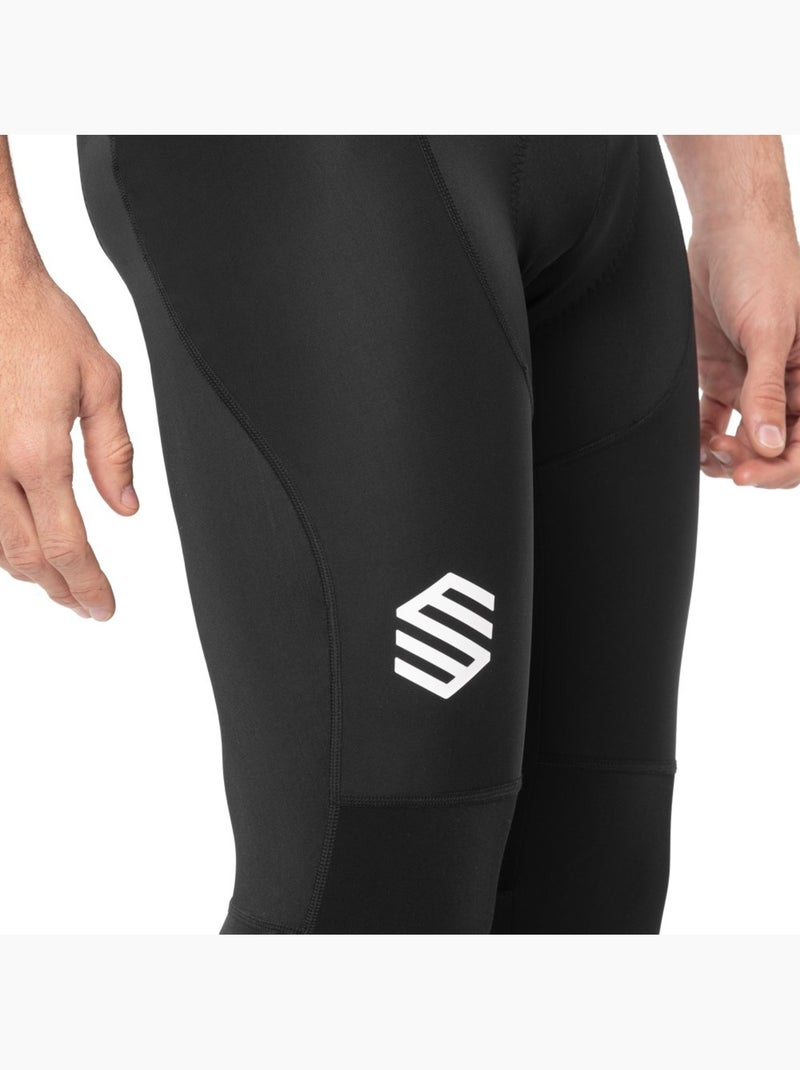 Culote largo ciclismo hombre ciclismo hombre bx envalira Negro - Kiabi