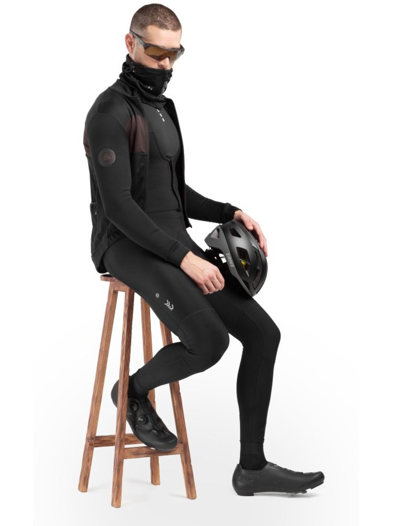 Culote largo ciclismo invierno hombre ciclismo hombre dw troms Negro - Kiabi