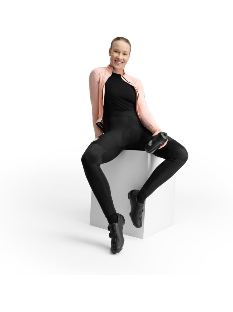 Culote largo ciclismo mujer ciclismo mujer bx trento Negro - Kiabi