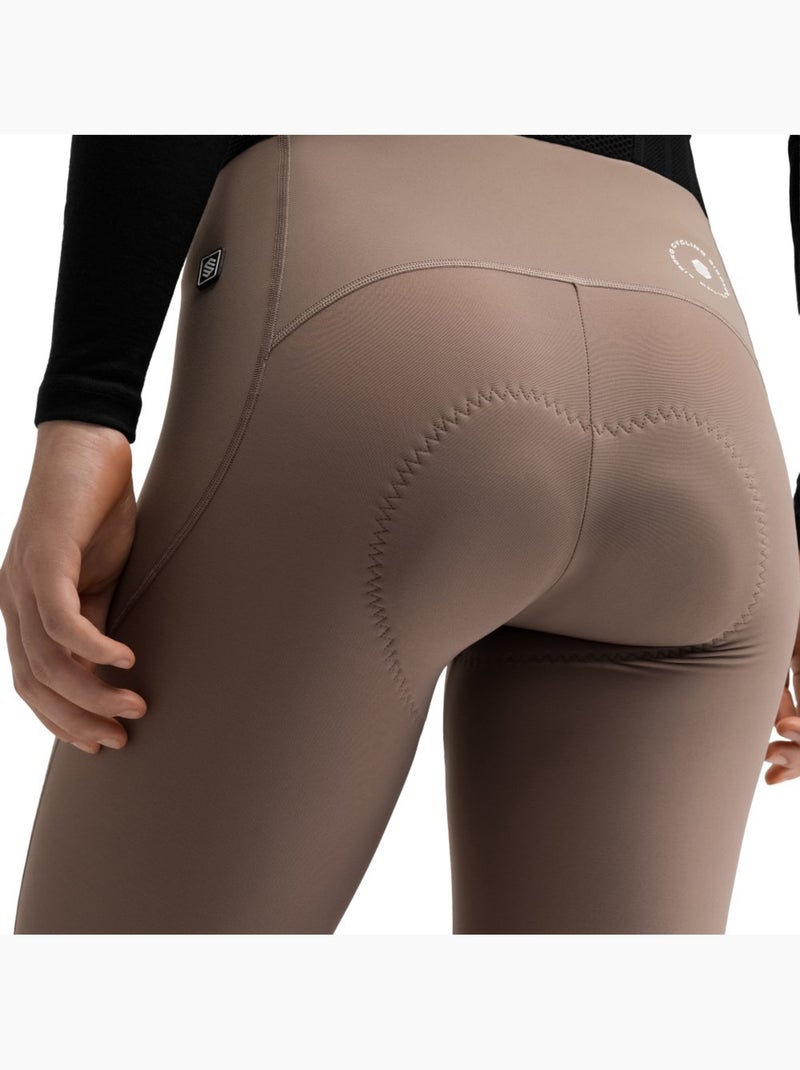 Culote largo ciclismo mujer ciclismo mujer bx-w pantaleon Marrón - Kiabi