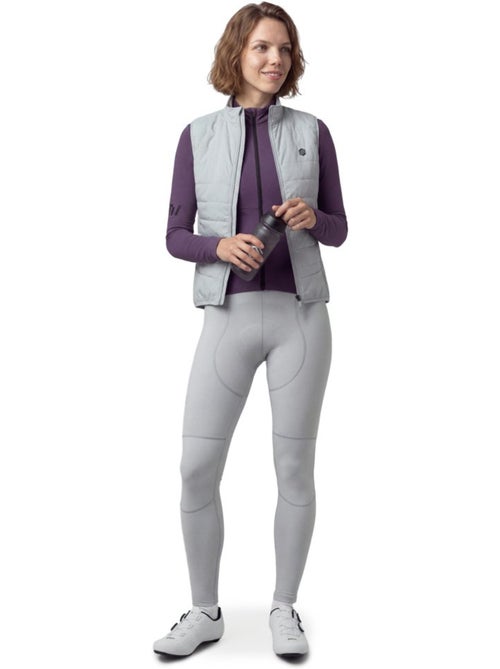 Culote largo ciclismo mujer ciclismo mujer srx premier-w gray - Kiabi