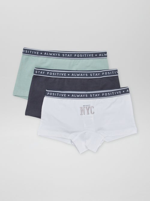 Culotes de punto - Pack de 3 - Kiabi