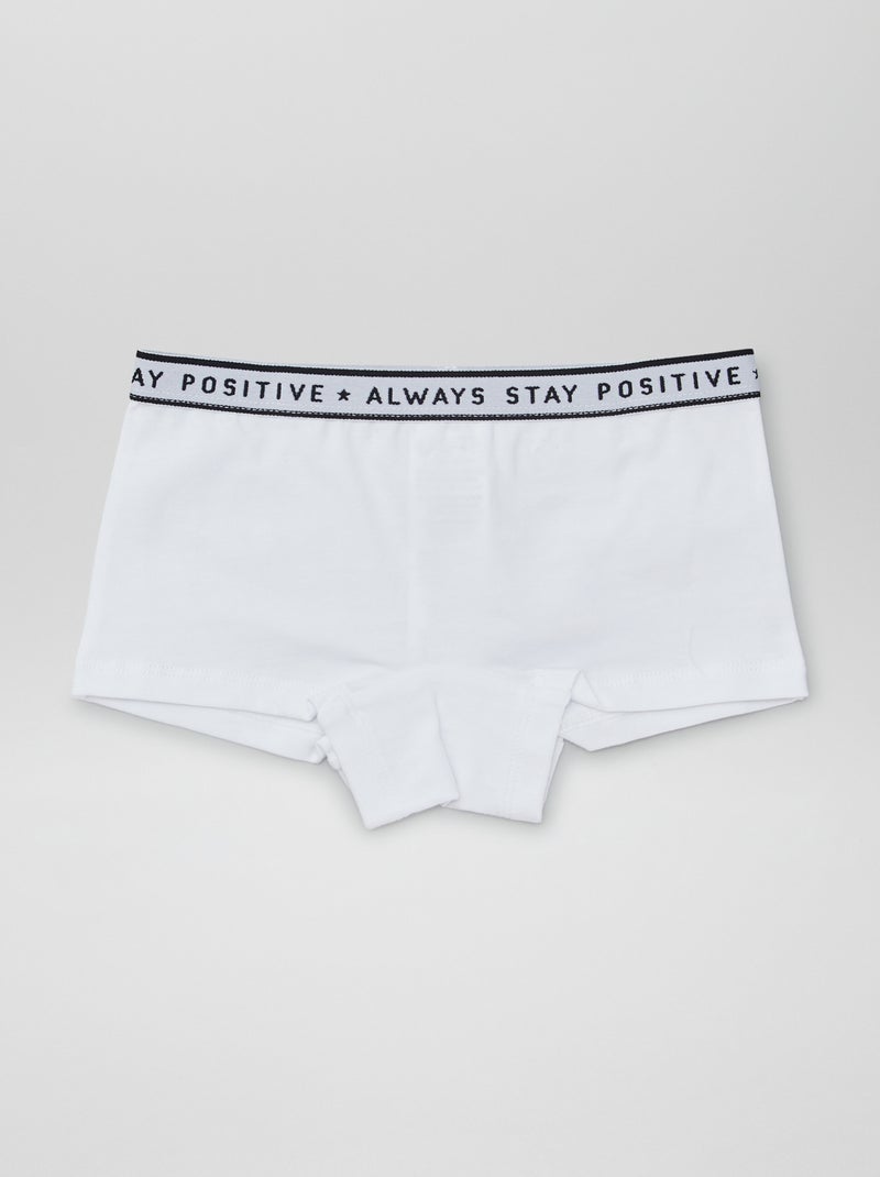 Culotes de punto - Pack de 3 NEGRO - Kiabi