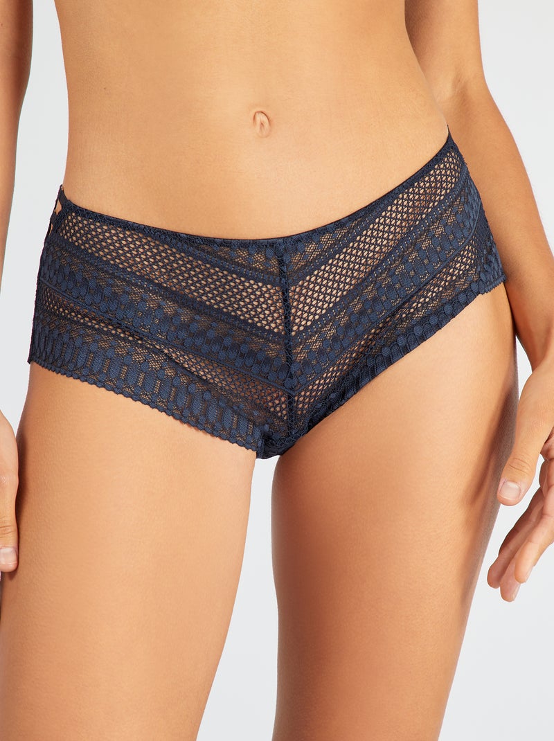 Culotte de encaje AZUL - Kiabi