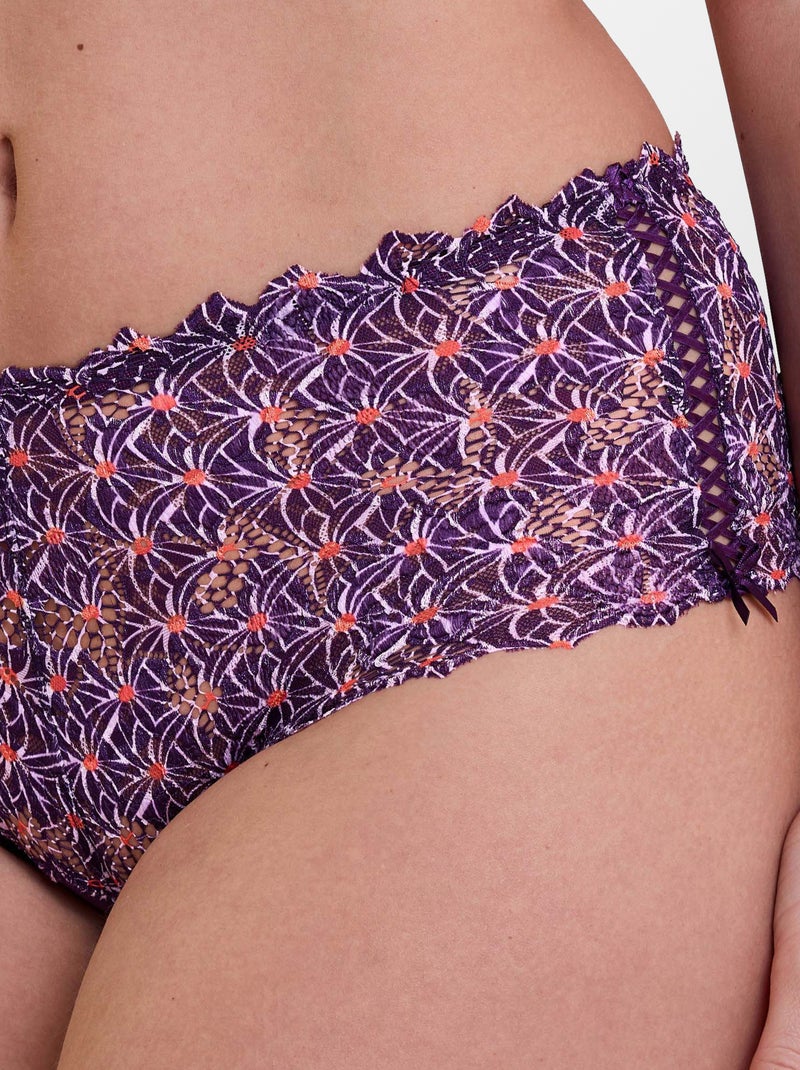 Culotte de encaje 'Sans Complexe' PURPURA - Kiabi