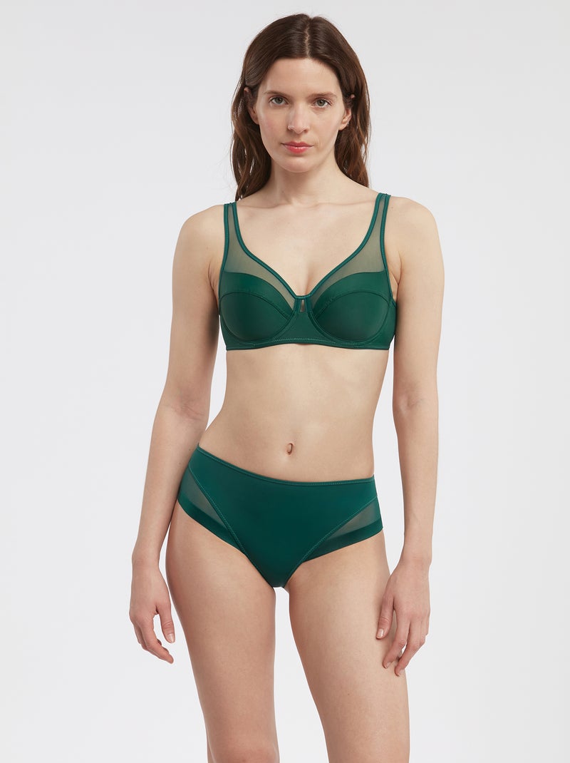 Culotte de microfibra 'Dim' VERDE - Kiabi