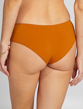 Culotte de microfibra y encaje