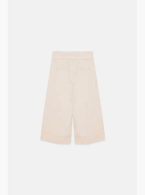 Culotte pantalón tiro alto crepé dilvin - Kiabi Culotte pantalón tiro alto crepé dilvin - Kiabi