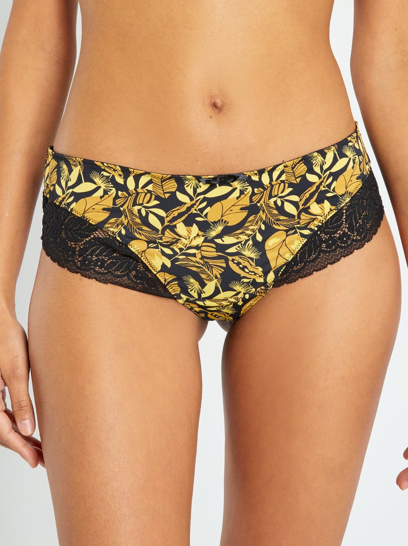Culotte tanga 'Envie de Lingerie' BEIGE - Kiabi