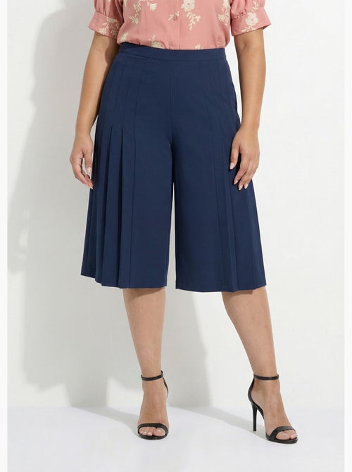 Culottes holgados con cinturilla larga semielástica - Afibel - Kiabi Culottes holgados con cinturilla larga semielástica - Afibel - Kiabi