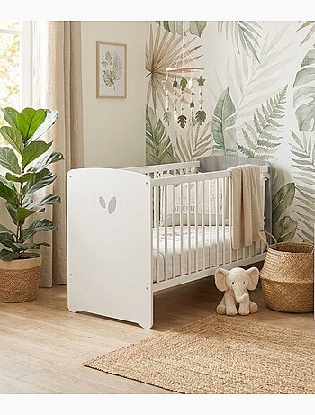 Cuna 120x60 serigrafiada en madera - BABYPRICE