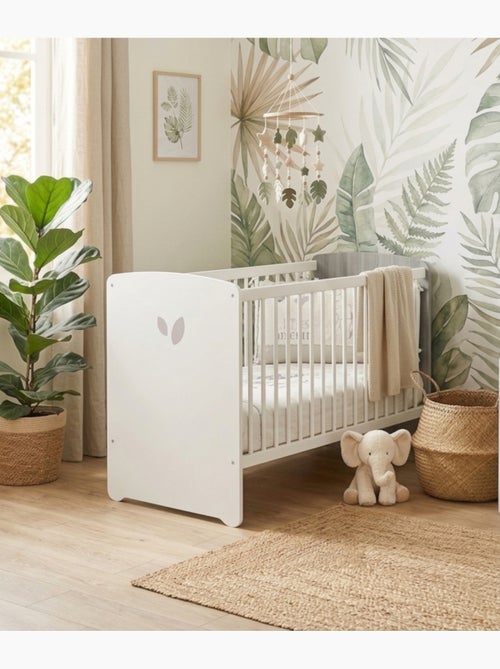 Cuna 120x60 serigrafiada en madera - BABYPRICE - Kiabi