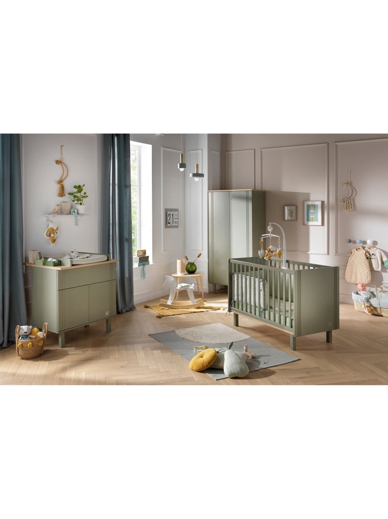 Cuna 120x60cm con barrotes y - SAUTHON Verde - Kiabi