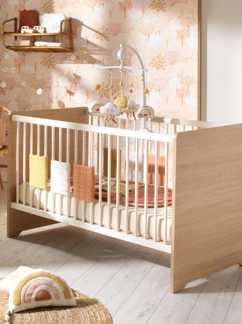 Cuna 140x70 - Little Big Bed en madera, decoración roble - SAUTHON Beige - Kiabi