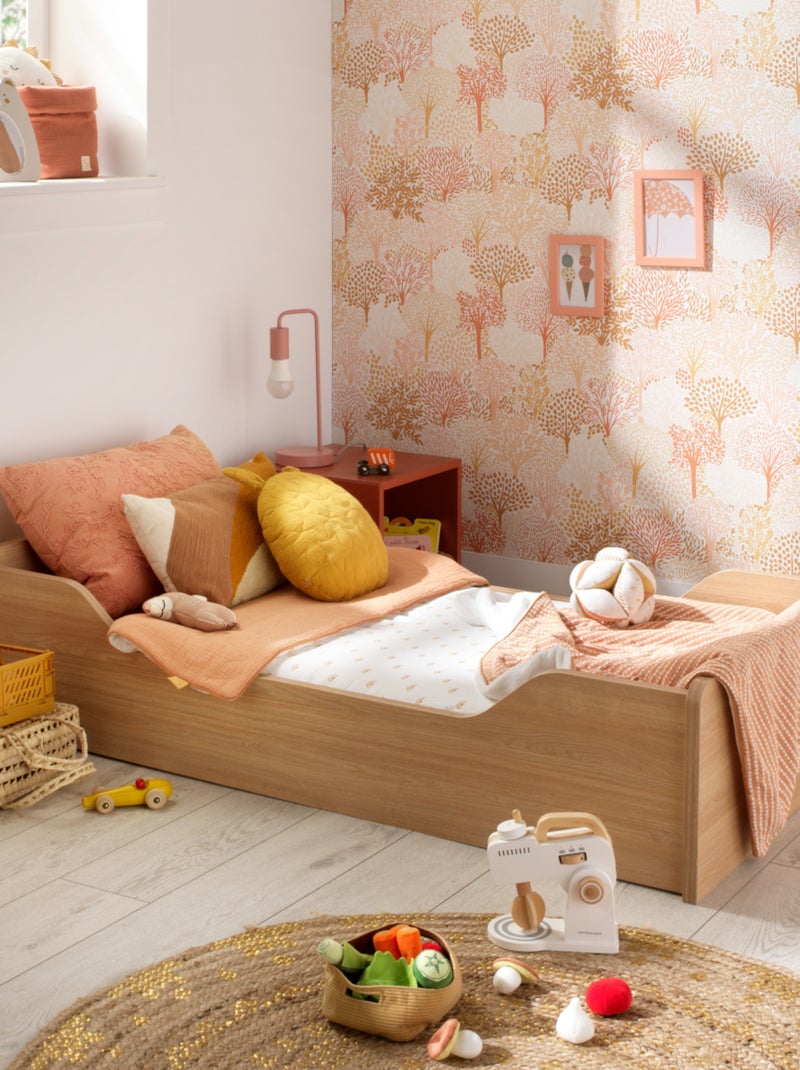 Cuna 140x70 - Little Big Bed en madera, decoración roble - SAUTHON Beige - Kiabi