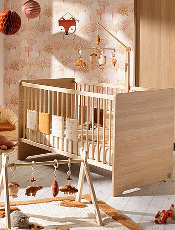 Cuna 140x70 - Little Big Bed en madera, decoración roble - SAUTHON