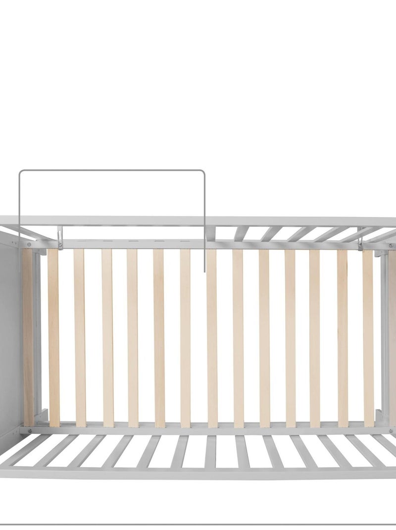 Cuna 2 en 1 colecho y cama independiente ajustable en altura - ROBA Gris - Kiabi