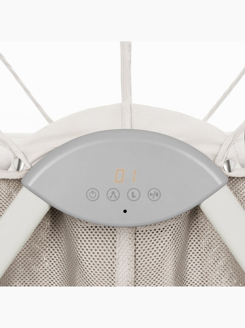 Cuna 2 en 1 LIONELO Gaya - Plegable - 4 ruedas - Mosquitera Beige claro - Kiabi