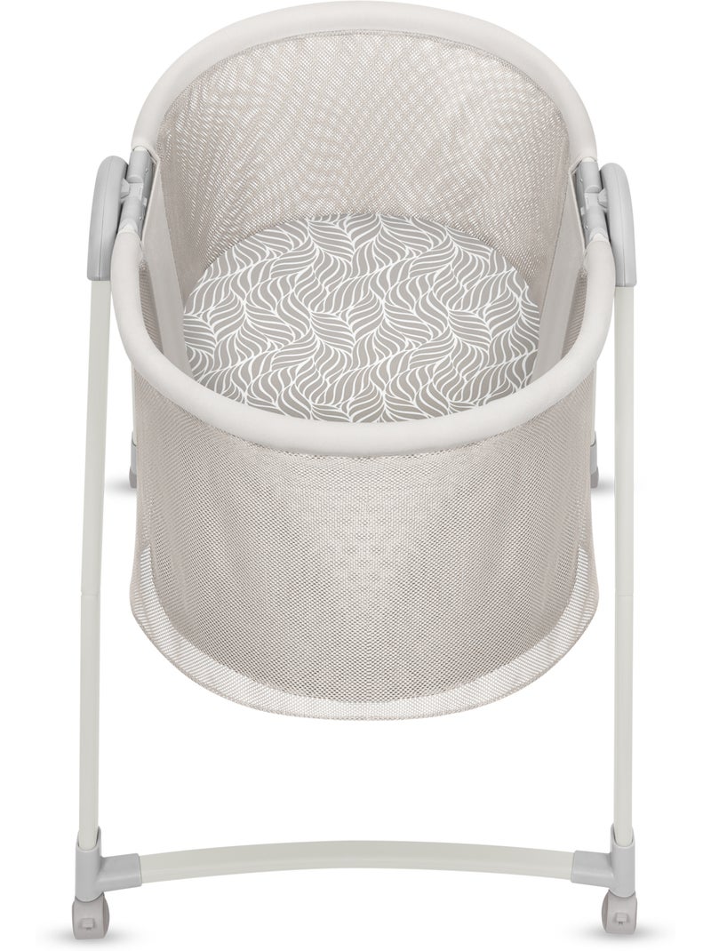 Cuna 2 en 1 LIONELO Gaya - Plegable - 4 ruedas - Mosquitera Beige claro - Kiabi