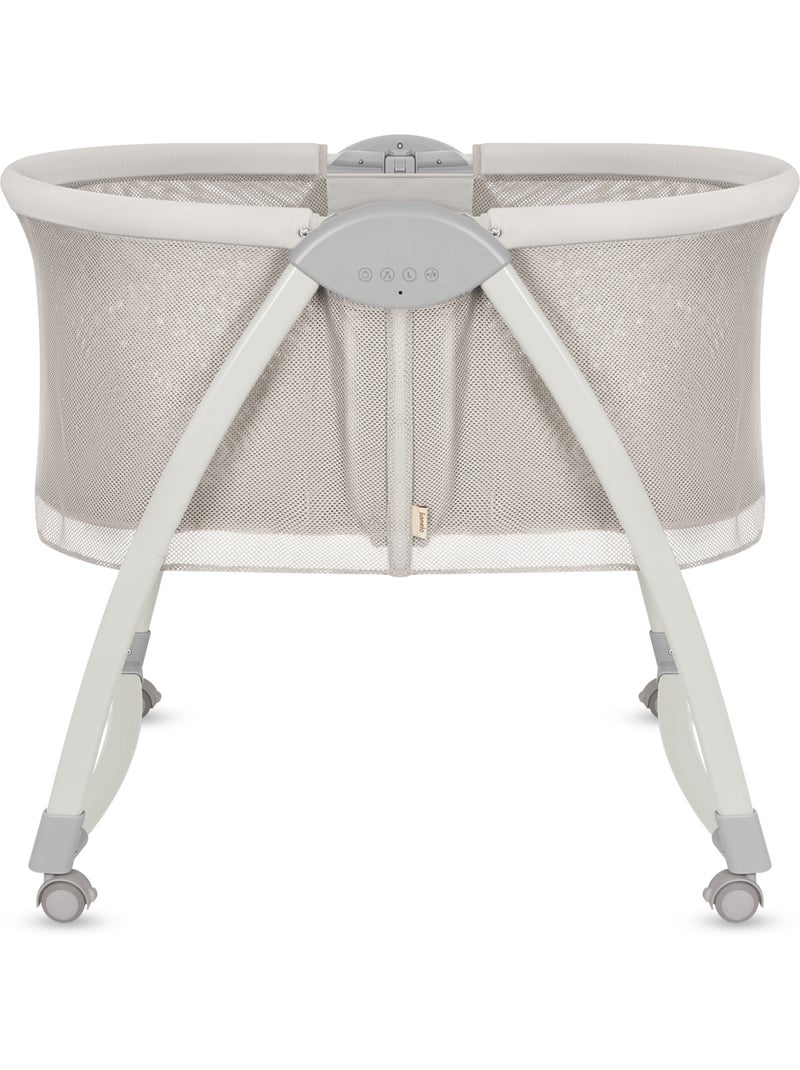 Cuna 2 en 1 LIONELO Gaya - Plegable - 4 ruedas - Mosquitera Beige claro - Kiabi