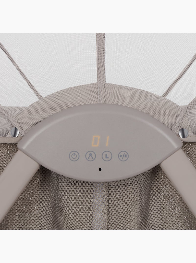 Cuna 2 en 1 LIONELO Gaya - Plegable - 4 ruedas - Mosquitera Beige - Kiabi