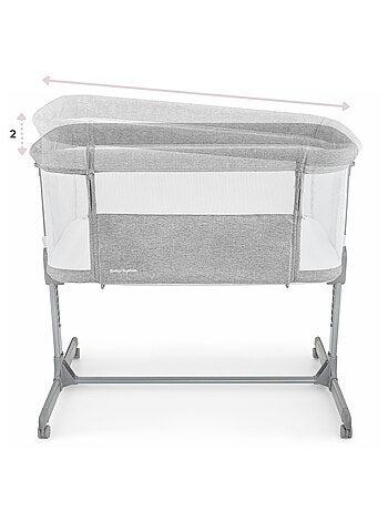 Cuna bebé 3 en 1 luna moby-system colecho y viaje ajustable 7 alturas