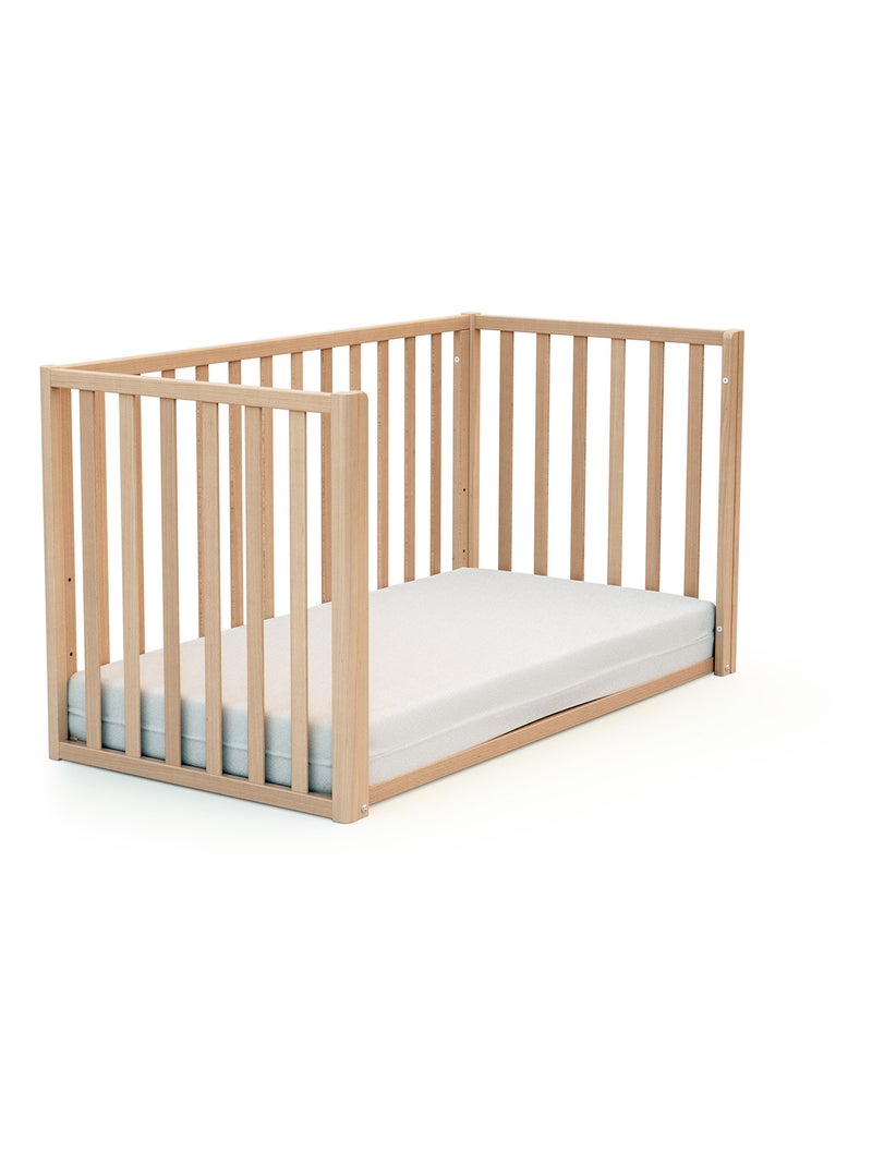 Cuna bebé casita evolutiva kasa madera Beige claro - Kiabi