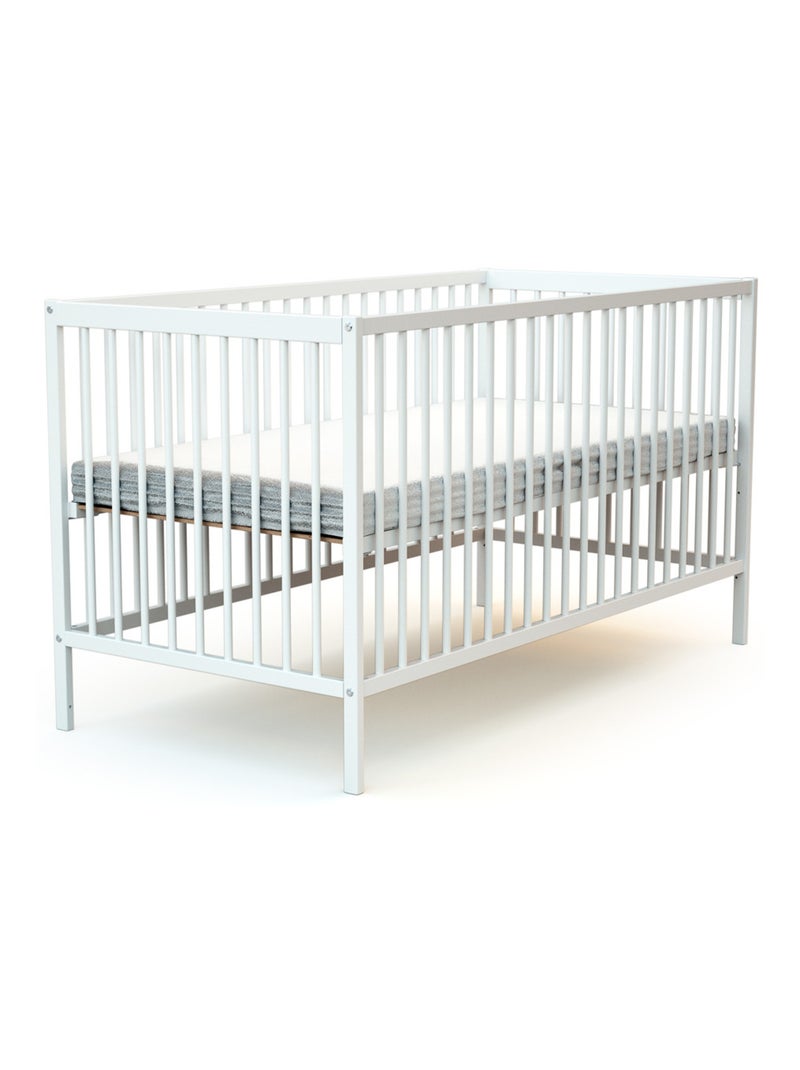 Cuna bebé con colchón one madera Blanco - Kiabi