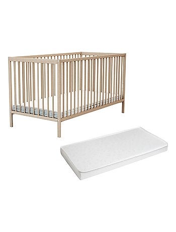 Cuna bebé con colchón one madera