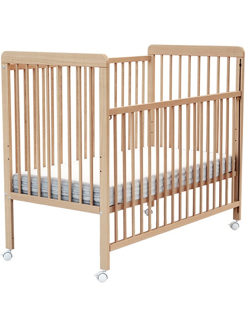 Cuna bebé con lateral abatible livo madera - Kiabi Cuna bebé con lateral abatible livo madera - Kiabi