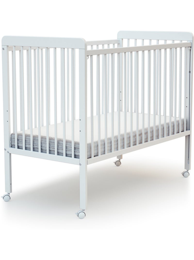 Cuna bebé con lateral abatible livo madera Blanco - Kiabi
