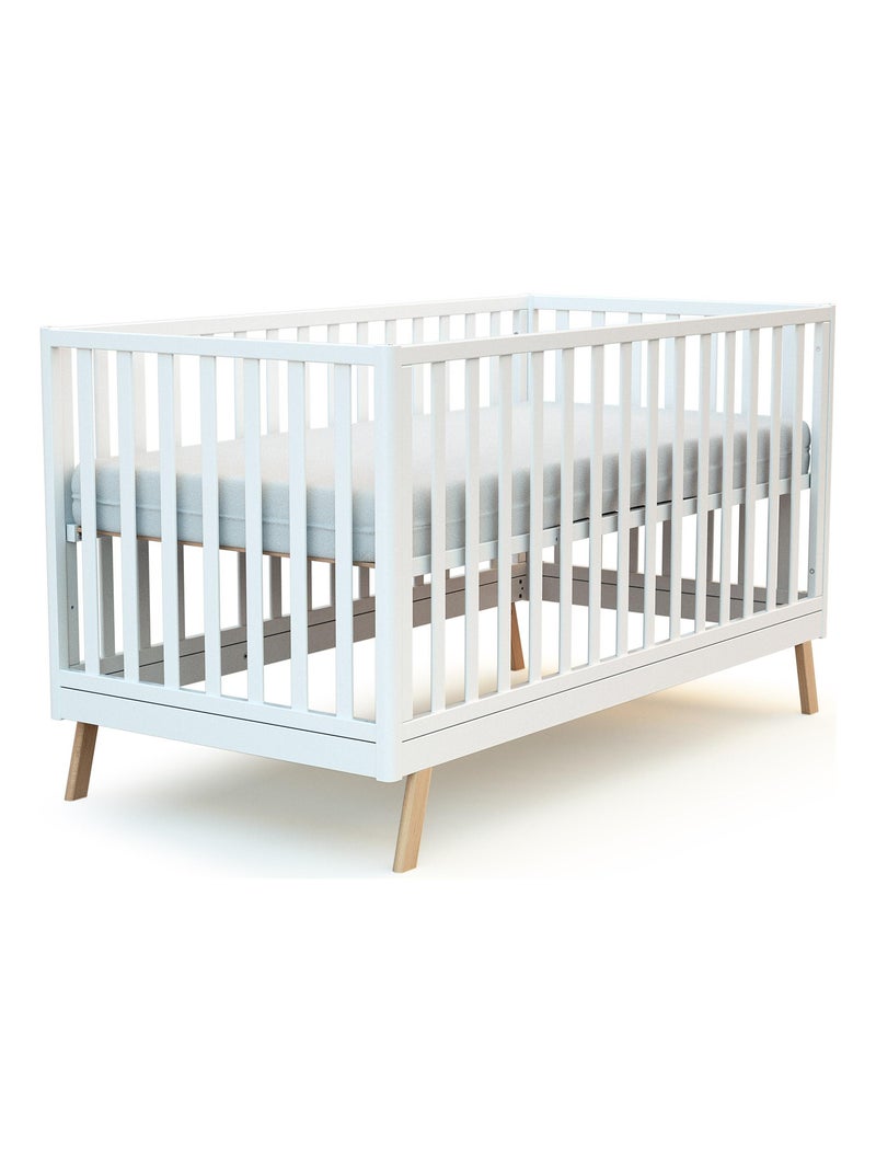 Cuna bebé evolutiva kasa madera Blanco - Kiabi