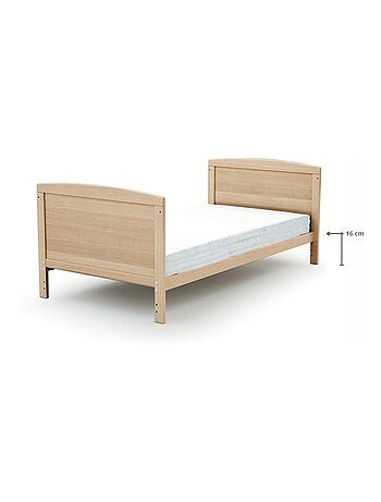 Cuna bebé evolutiva luna madera