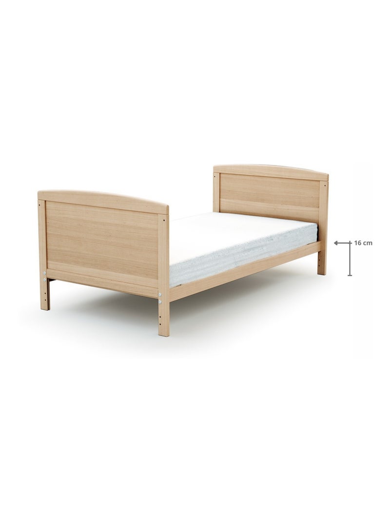 Cuna bebé evolutiva luna madera Beige claro - Kiabi