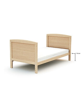 Cuna bebé evolutiva luna madera