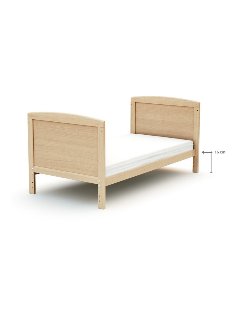 Cuna bebé evolutiva luna madera Beige claro - Kiabi