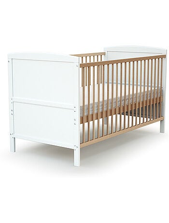 Cuna bebé evolutiva luna madera