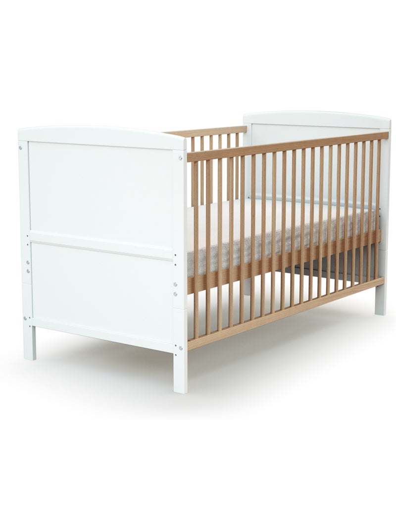 Cuna bebé evolutiva luna madera Beige/Blanco - Kiabi
