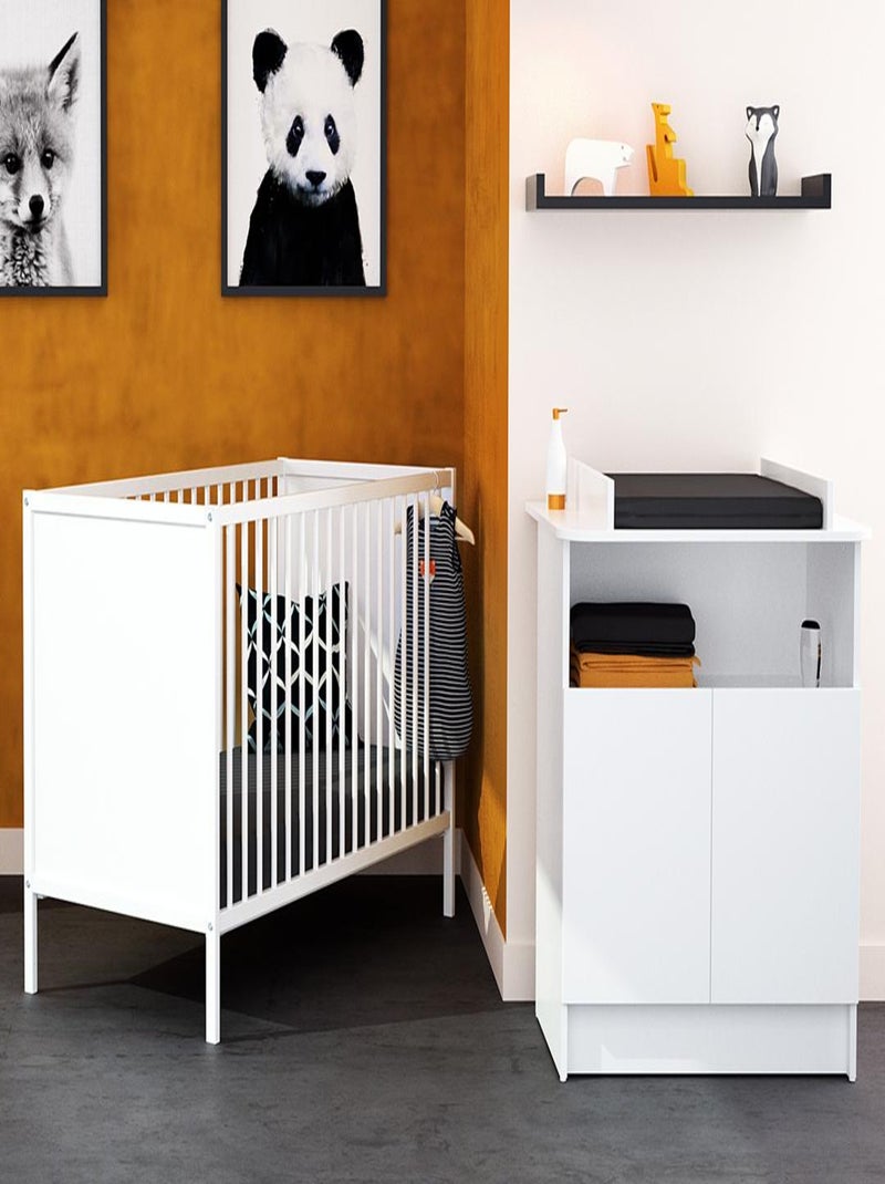 Cuna bebe madera alba Blanco - Kiabi