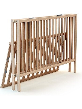 Cuna bebé plegable con colchón madera flex