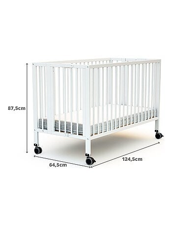 Cuna bebé plegable flow madera