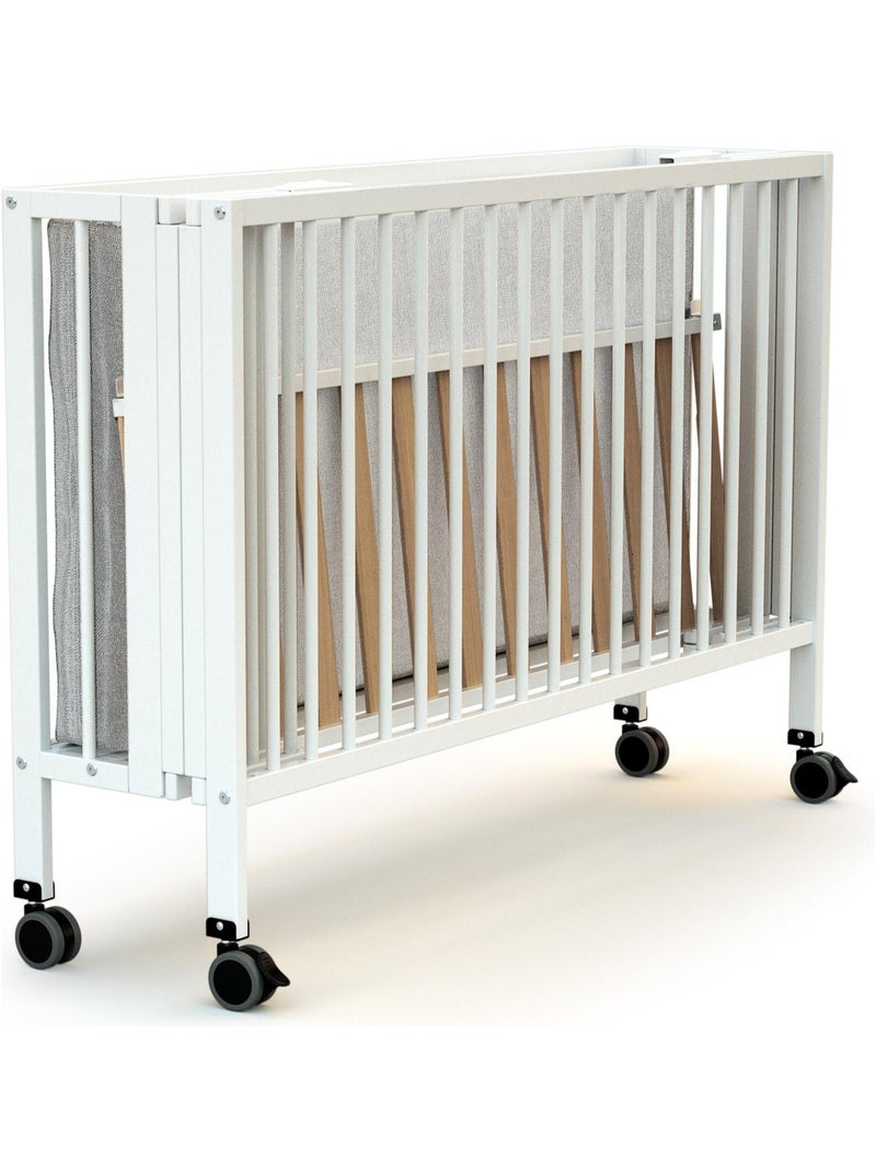 Cuna bebé plegable flow madera Blanco - Kiabi