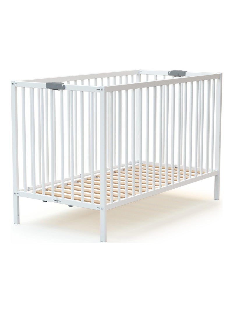 Cuna bebé plegable madera flex Blanco - Kiabi