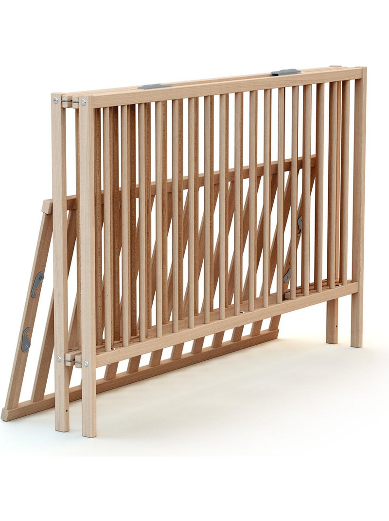Cuna bebé plegable madera flex Marrón avellana - Kiabi