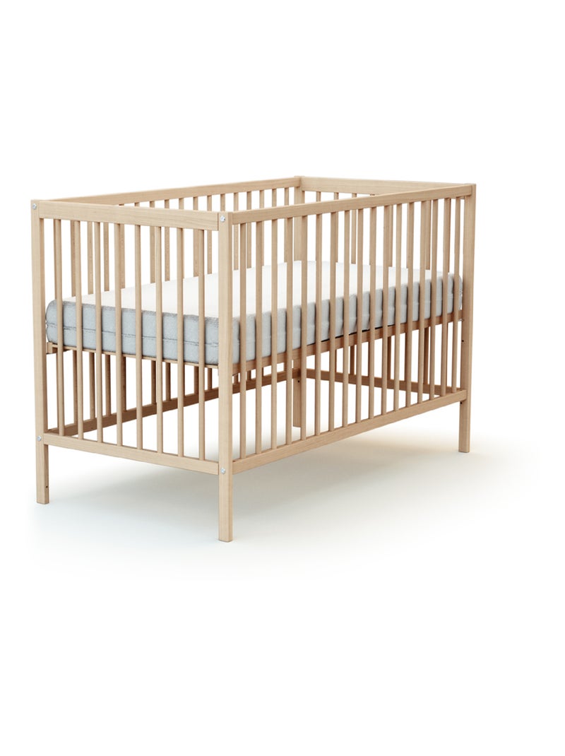 Cuna bebe sona madera Marrón avellana - Kiabi