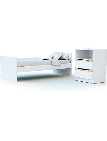 Cuna bebé y cómoda cambiador carrousel madera