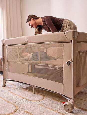 Cuna colecho 3 en 1 Ellen de LIONELO - Cuna de viaje - Parque infantil - Colchón de alta densidad -