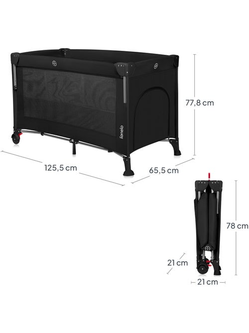 Cuna colecho 3 en 1 Ellen de LIONELO - Cuna de viaje - Parque infantil - Colchón de alta densidad - - Kiabi Cuna colecho 3 en 1 Ellen de LIONELO - Cuna de viaje - Parque infantil - Colchón de alta densidad - - Kiabi