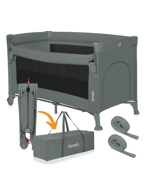 Cuna colecho 3 en 1 Ellen de LIONELO - Cuna de viaje - Parque infantil - Colchón de alta densidad - - Kiabi